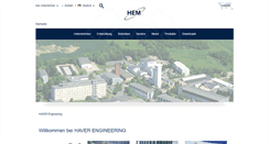 Desktop Screenshot of haverengineering.de